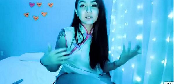  Asian Girl Masturbating For Fun...